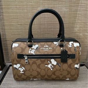 Coach X Peanuts Snoopy Rowan Satchel